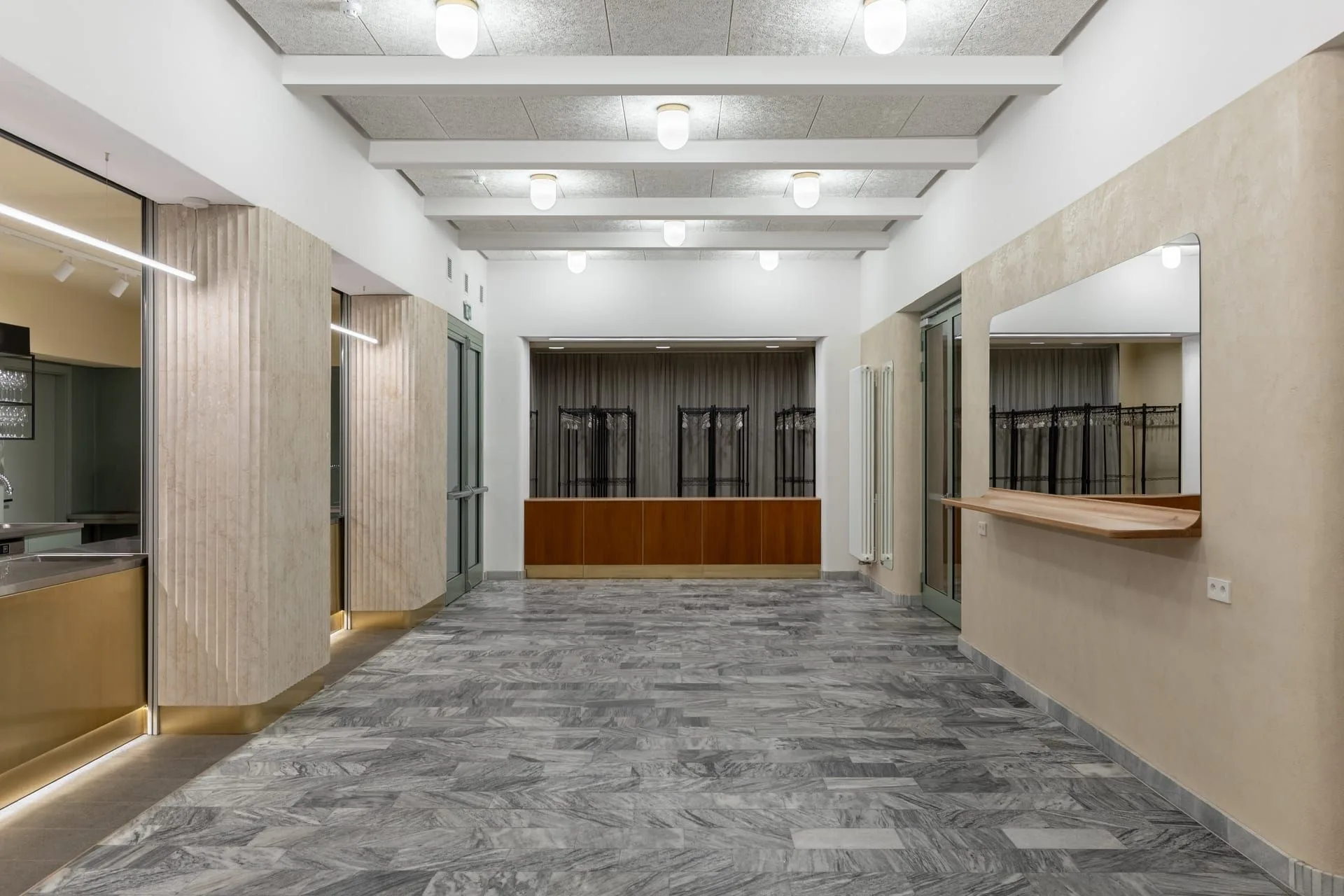 Renovated serving hall at Lidový dům in Staňkov